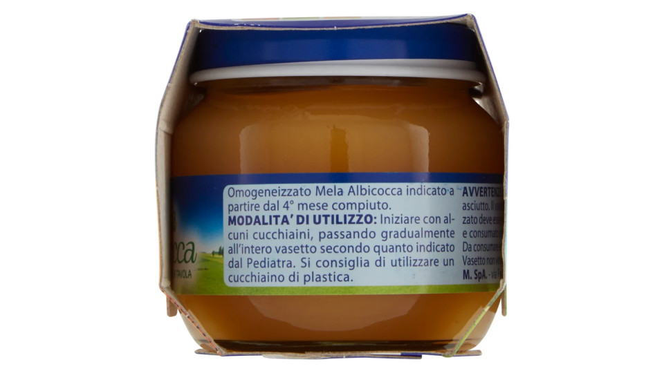 Mellin Albicocca Banana Mela omogeneizzato