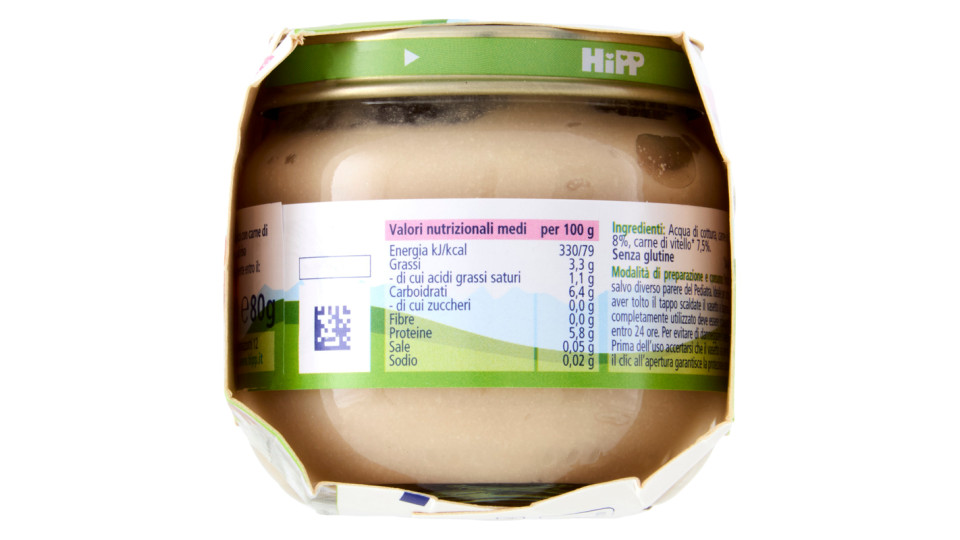 HiPP Biologico Omogeneizzato con Carne Pollo e vitello