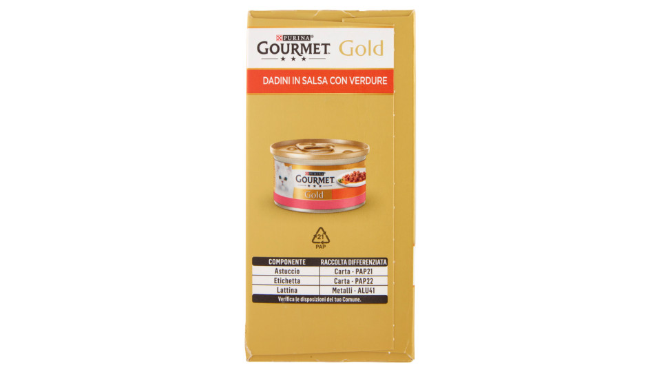 PURINA GOURMET Gold Gatto Dadini in salsa lattina