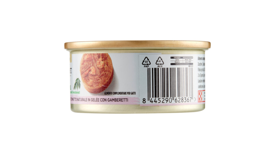 PURINA GOURMET Diamant Gatto Fiocchi di tonno in gelée con gamberetti lattina