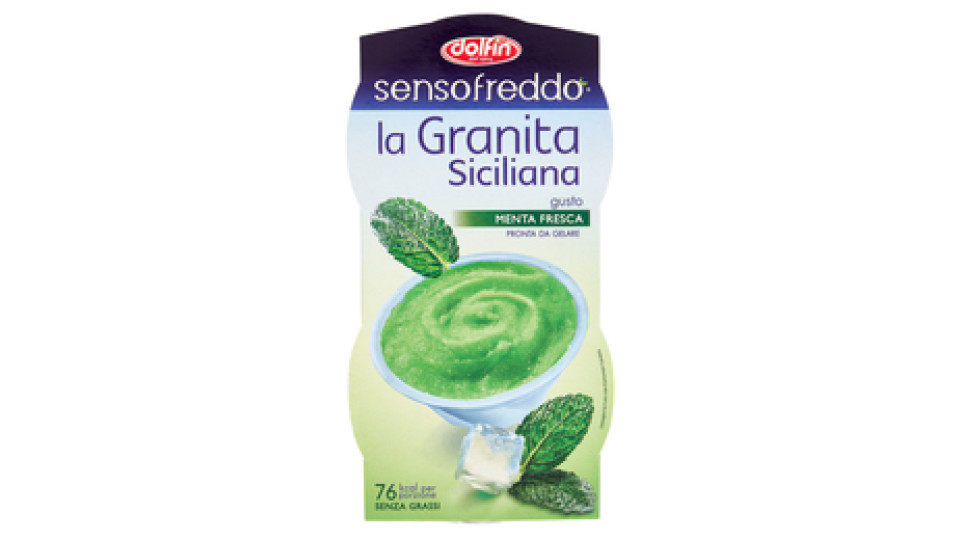 dolfin sensofreddo la Granita siciliana con menta fresca