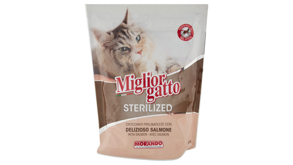 Miglior Gatto Sterilized Croccanti Prelibatezze con Delizioso Salmone