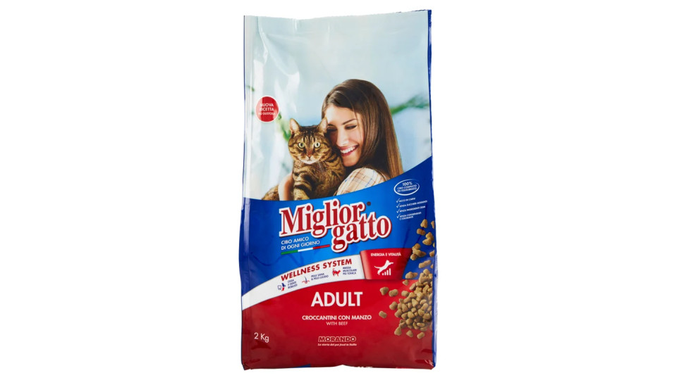 Migliorgatto Adult Croccantini con Manzo