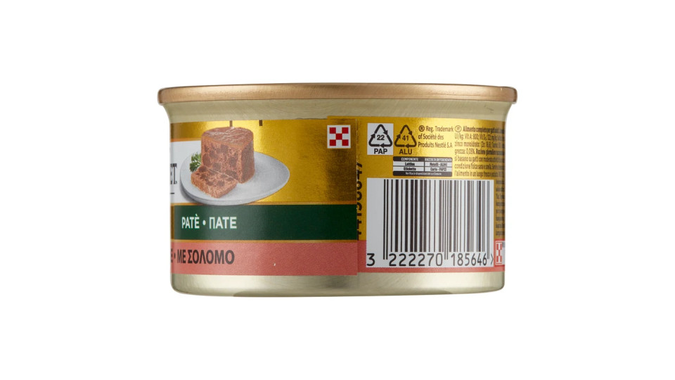 PURINA GOURMET Gold Gatto Patè con Salmone lattina