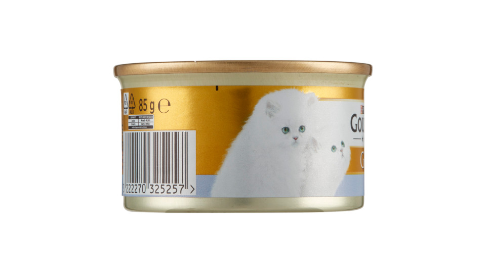 PURINA GOURMET Gold Gatto Mousse per gattini con Vitello lattina