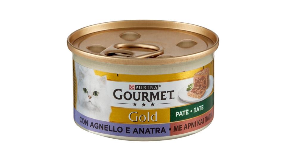 PURINA GOURMET Gold Gatto Patè con Agnello e Anatra lattina