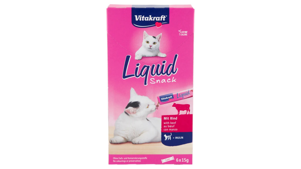 Vitakraft Liquid Snack con manzo