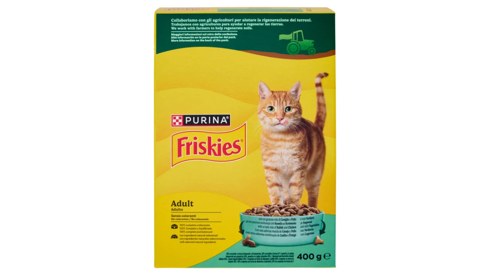 FRISKIES Paté con coniglio e verdure