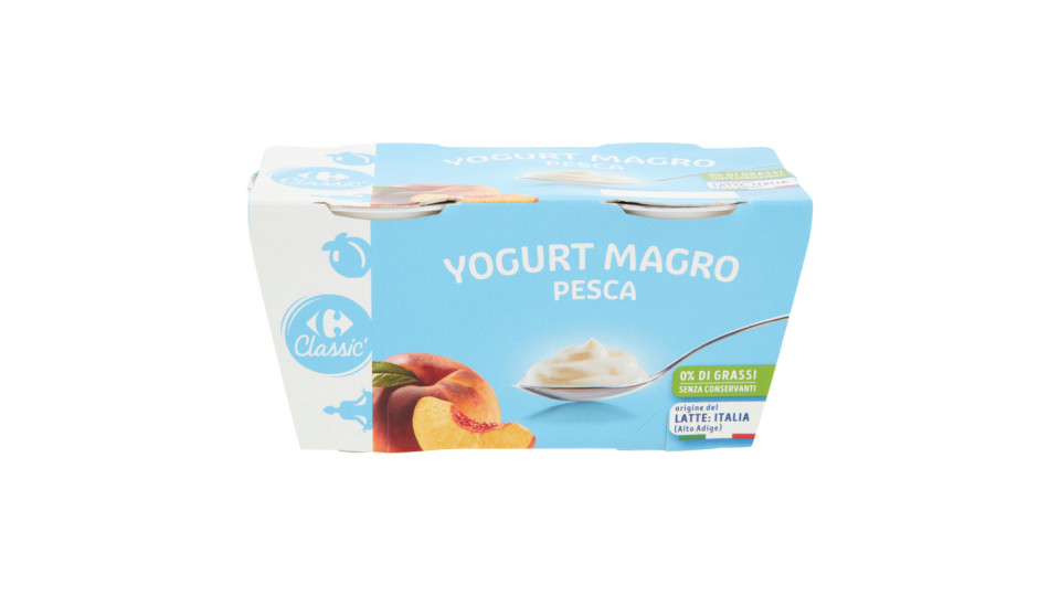 Carrefour Bio Yogurt magro Pesca e Mango in Pezzi