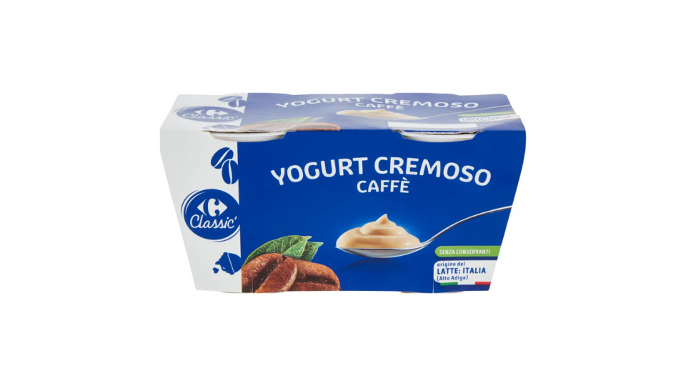 Carrefour Yogurt con Banane Cremoso