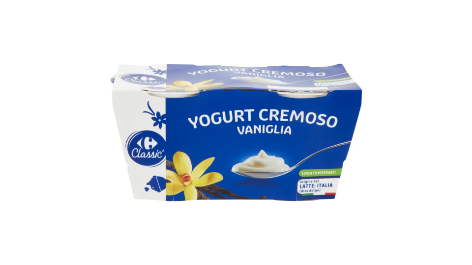 Carrefour Yogurt alla Vaniglia Cremoso
