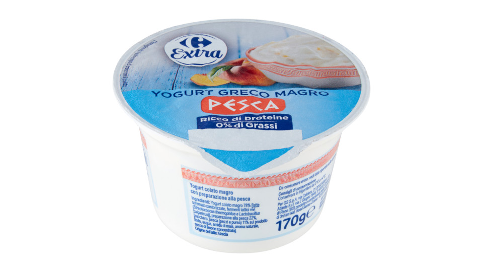 Carrefour Yogurt Greco Magro Pesca