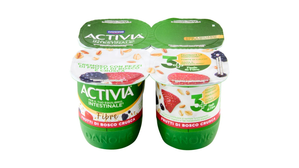 Activia Fibre Frutti di bosco crusca