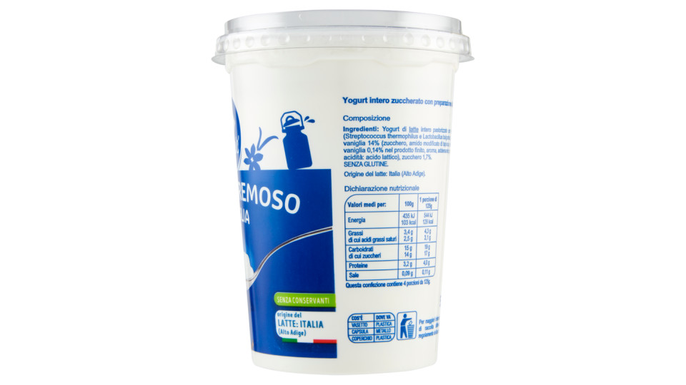 Carrefour Yogurt alla Vaniglia Cremoso