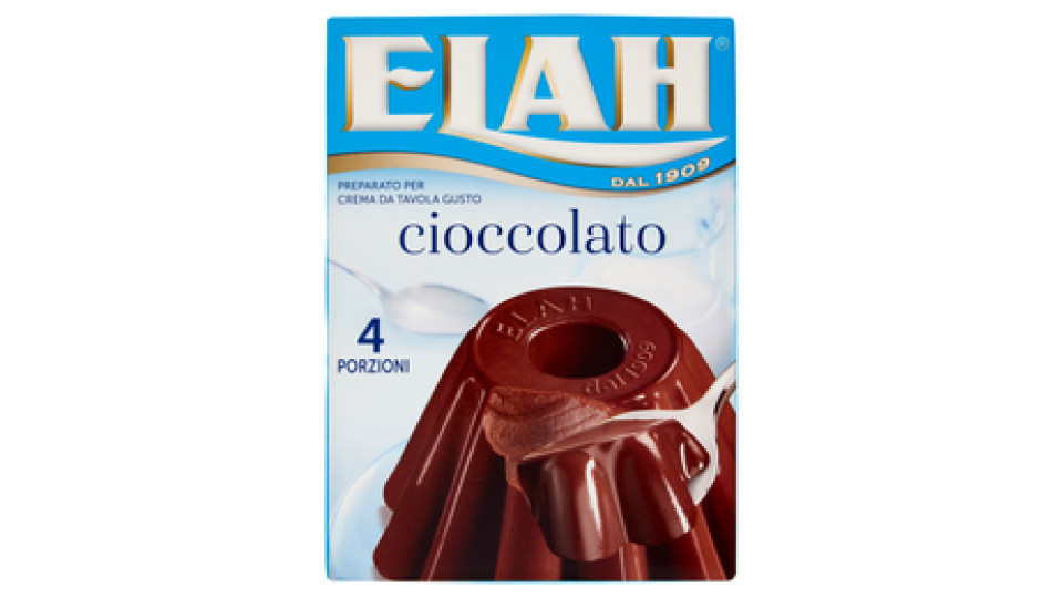 Elah Preparato per Crema Istantanea Gusto Cioccolato 30 secondi