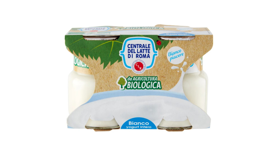 Centrale del Latte di Roma Biologico Yogurt Intero Bianco da Agricoltura Biologica