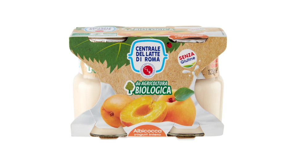 Centrale del Latte di Roma Biologico Yogurt Intero all'Albicocca da Agricoltura Biologica