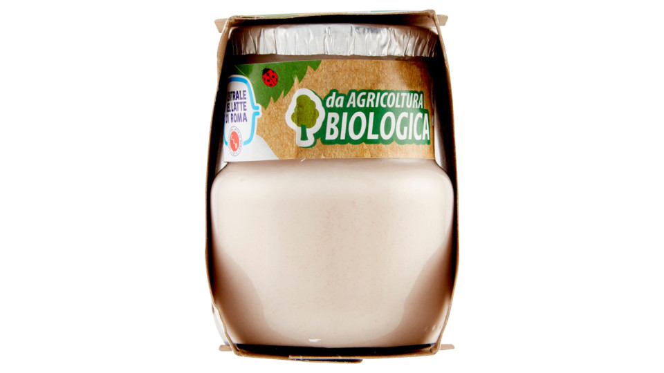 Centrale del Latte di Roma Biologico Yogurt Intero alla Fragola da Agricoltura Biologica