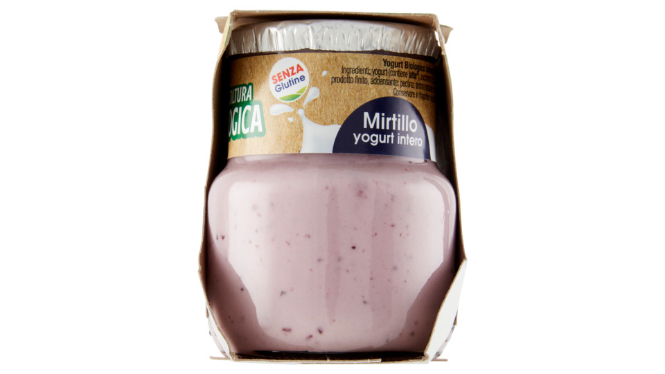 Centrale del Latte di Roma Biologico Yogurt Intero al Mirtillo da Agricoltura Biologica