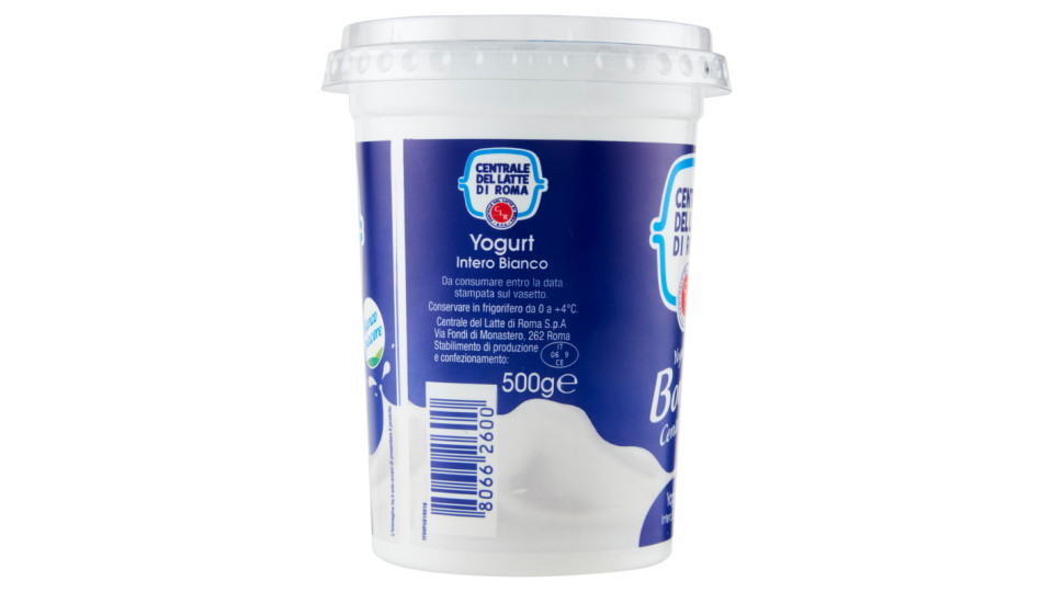 Centrale del latte di Roma Yogurt intero bianco