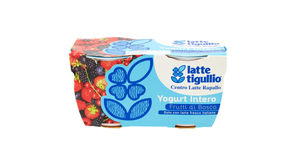 latte tigullio Yogurt Intero Frutti di Bosco
