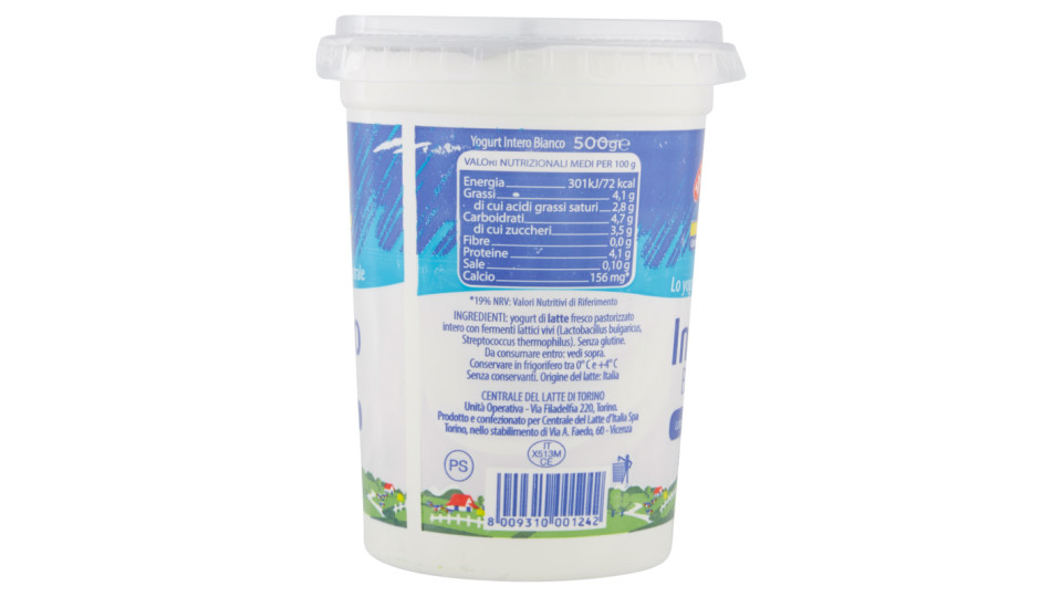 Centrale del Latte di Torino Yogurt Intero Bianco