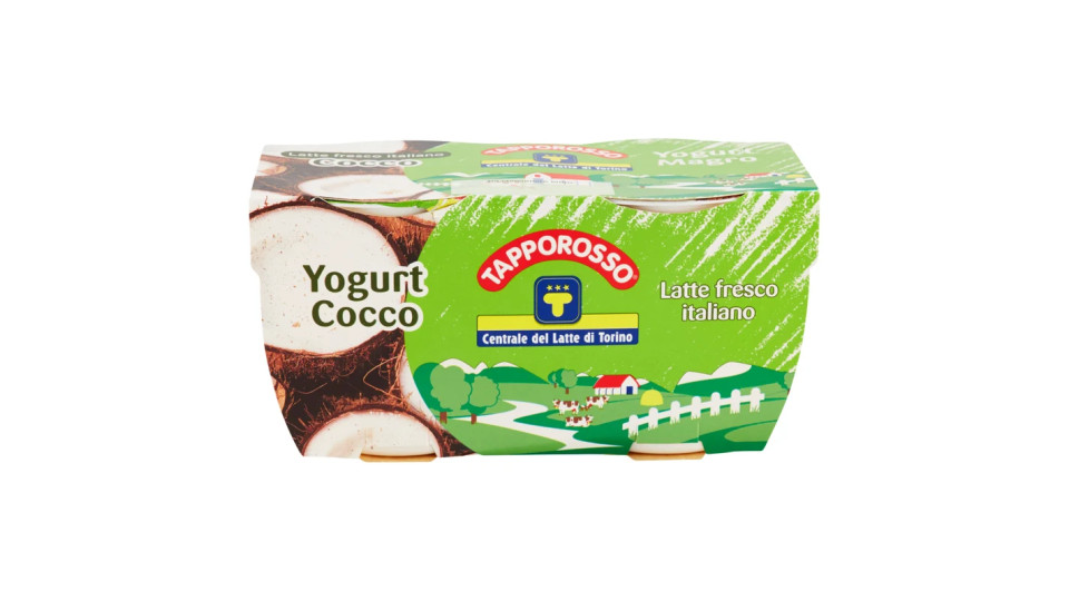 Centrale del Latte di Torino Tapporosso Yogurt Magro Cocco