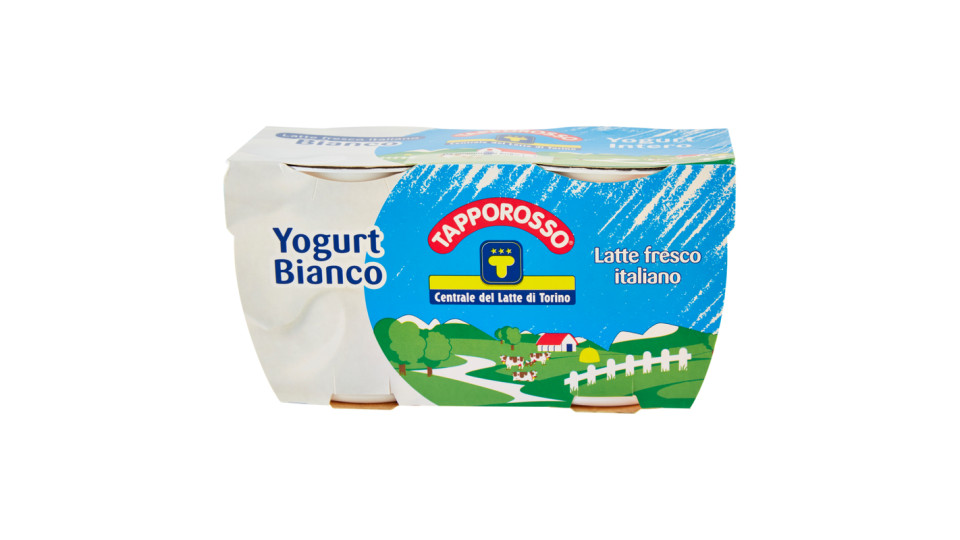 Centrale del Latte di Torino Tapporosso Yogurt Intero Bianco