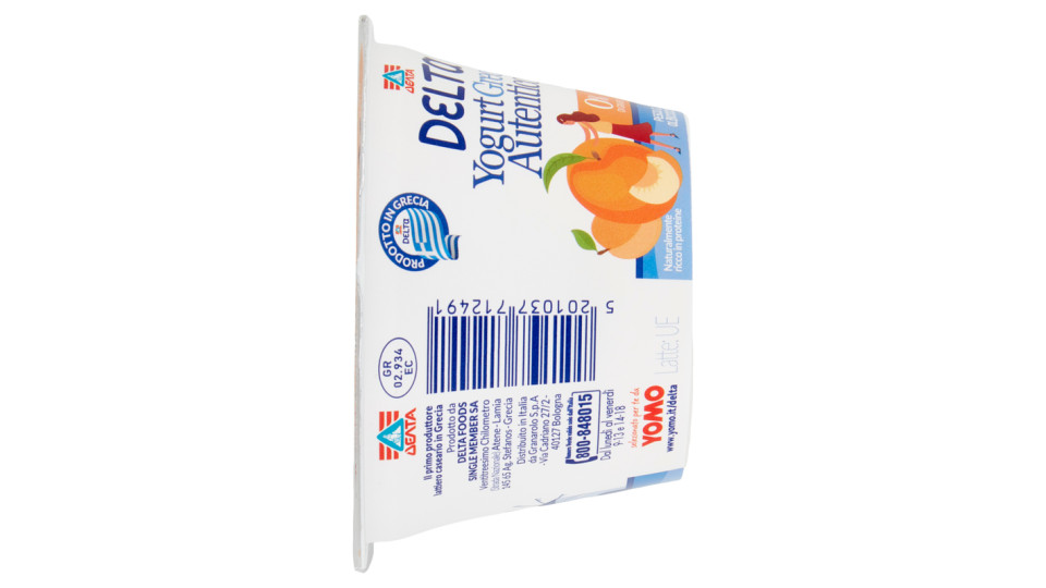 Delta Yogurt greco autentico pesca e albicocca