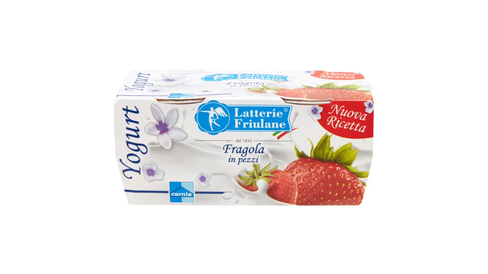 Latterie Friulane Yogurt Fragola in pezzi