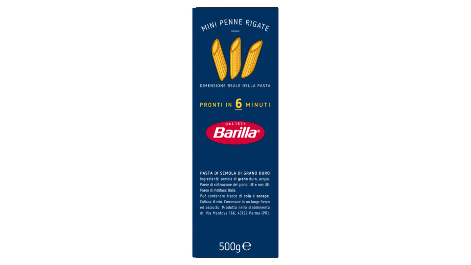 Barilla - Piccolini Mini Penne Rigate