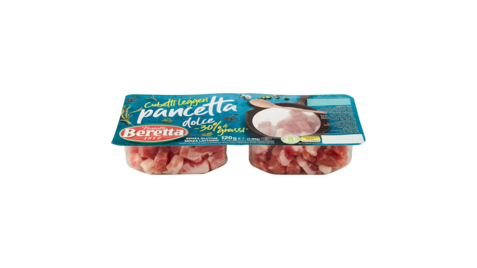 Fratelli Beretta Semplici Piaceri pancetta Dolce Cubetti Leggeri -30% di grassi*