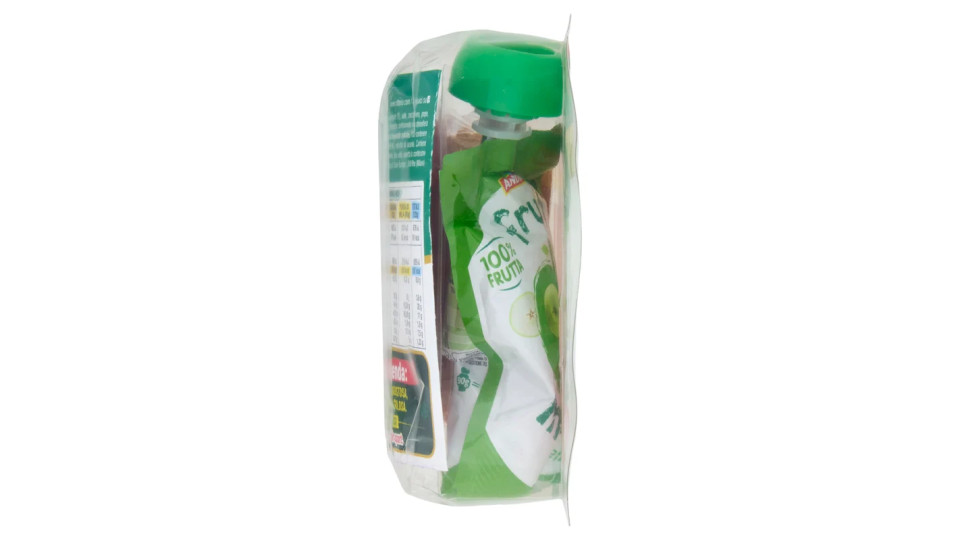 Citterio un due tris! merenda 90g di purea di mela + bastoncini di Salame + croccanti Grissini