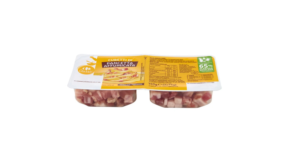 Carrefour Pancetta Affumicata a Cubetti