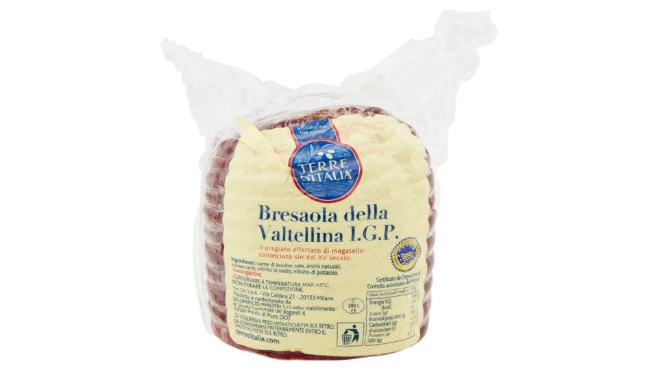Terre d'Italia Brasaola della Valtellina I.G.P.