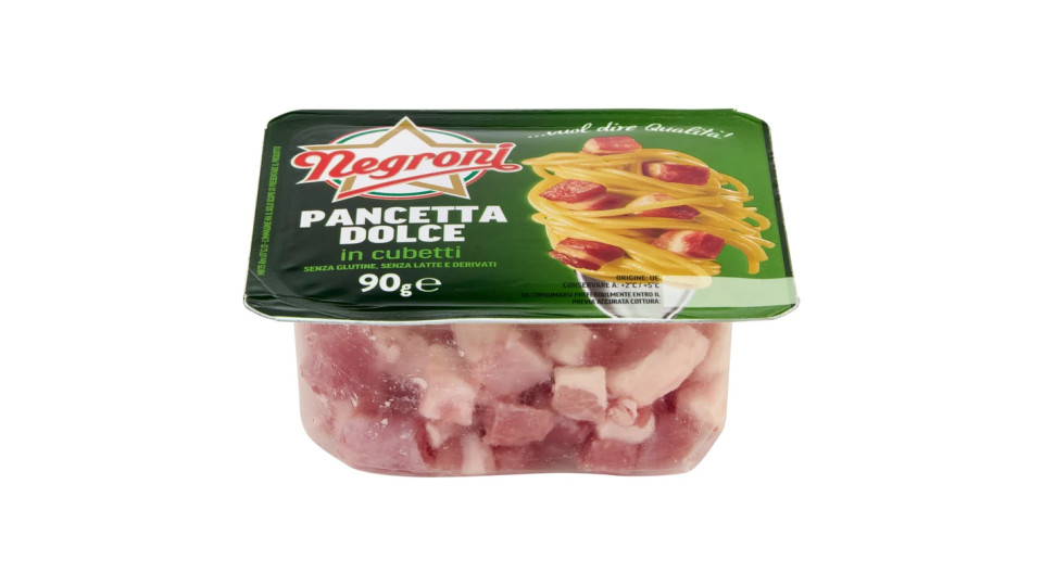 Negroni Pancetta Dolce in Cubetti