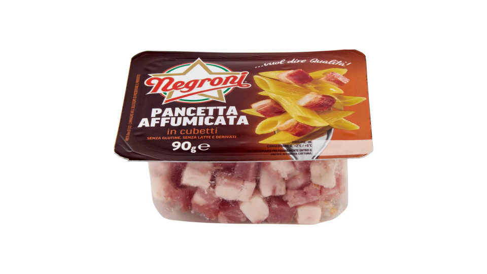 Negroni Pancetta Affumicata in Cubetti