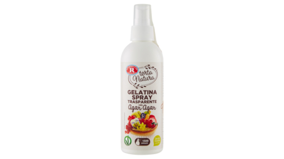 F.lli Rebecchi Valtrebbia torta Natura Gelatina Spray Trasparente con Agar Agar
