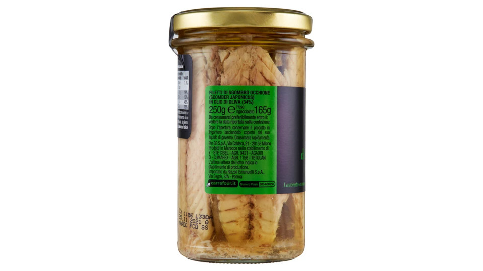 Carrefour Selection Filetti di Sgombro in olio di oliva