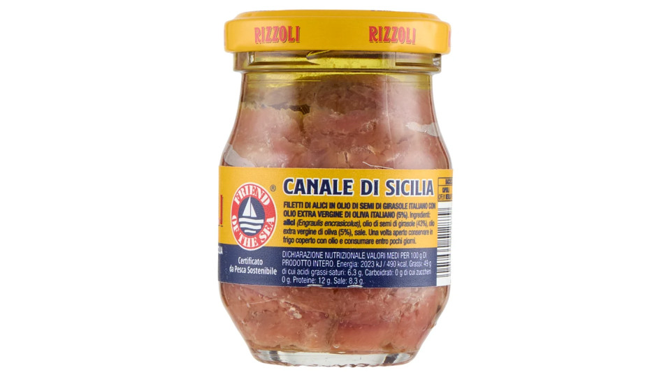 Rizzoli Filetti di Alici in Olio di Oliva