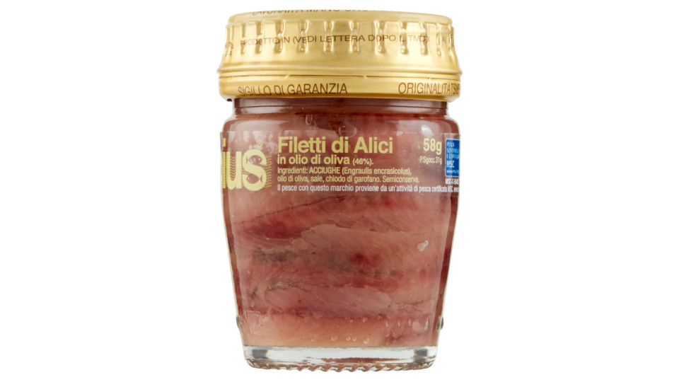 Delicius Filetti di Alici in olio di oliva (43%)