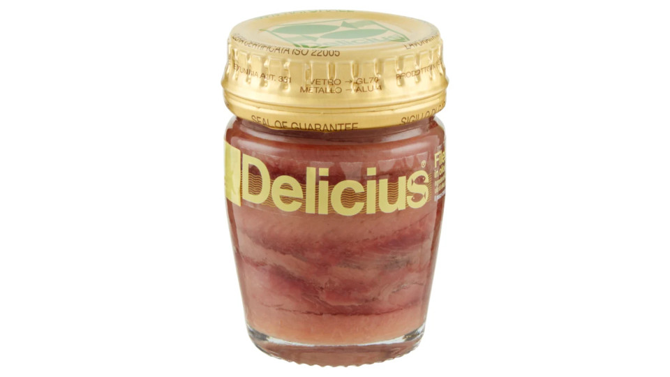 Delicius Filetti di Alici in olio di oliva (43%)
