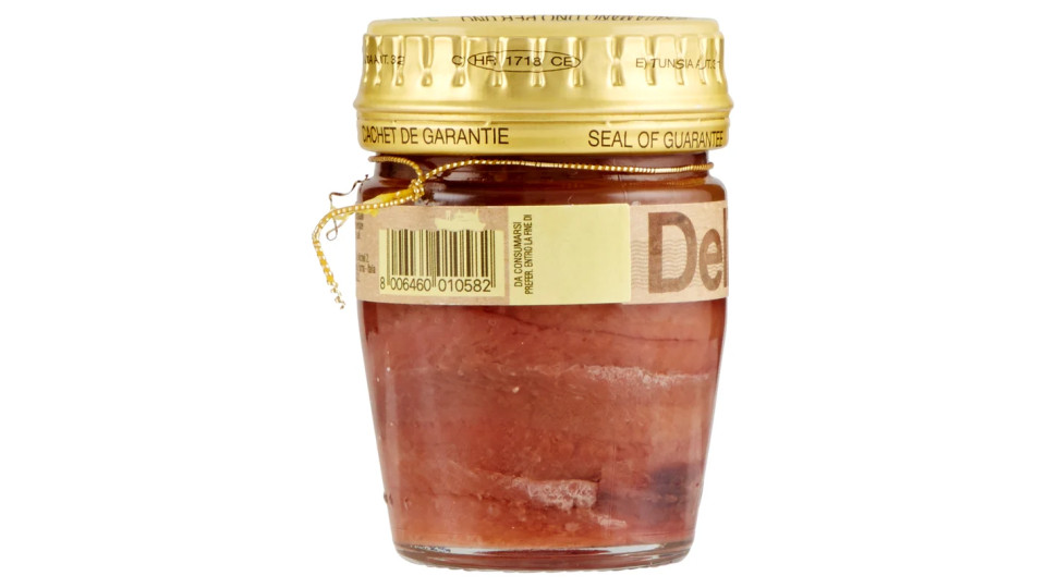 Delicius Linea Bio Filetti di Alici in olio extravergine di oliva biologico