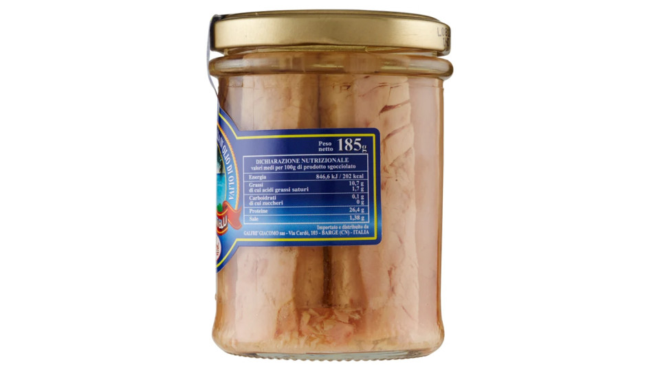 Galfrè Giacomo Orizzonti Blu Filetti di Tonno Pinna Gialla in Olio di Oliva