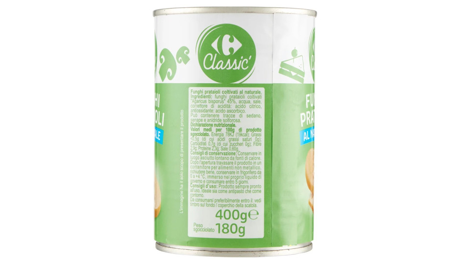 Carrefour Funghi Prataioli al Naturale