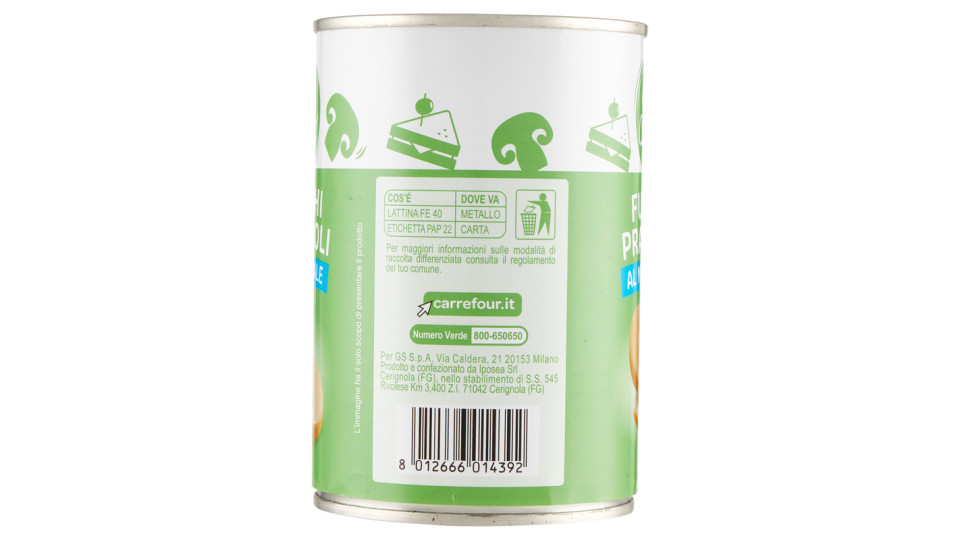 Carrefour Funghi Prataioli al Naturale