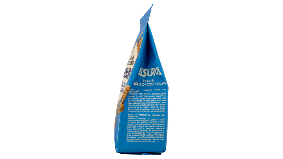 Misura Dolcesenza Biscotti con Scaglie di Cioccolato