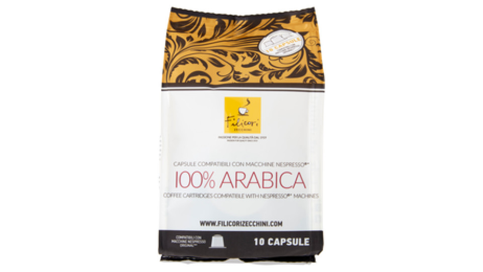 Filicori Zecchini Espresso Arabica Capsule Compatibili Nespresso