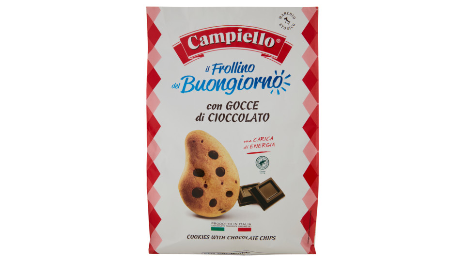 Campiello i Biscotti del Buongiorno Frollini con gocce di cioccolato