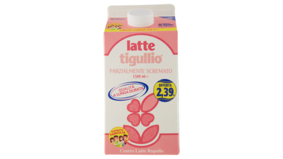 latte tigullio Parzialmente Scremato Qualità a Lunga Durata